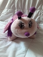Pillow Pets Dream Lites Pink Purple Butterfly Night Light Changes Colors Works