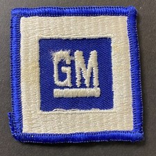 Gm Embroidered Patch Auto C1970s-80s 2 X 2 Vintage Nos Vgc