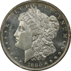 1880-O PCGS MS62PL Morgan Silver Dollar $1, Proof Like, Blast White, Scarce Date