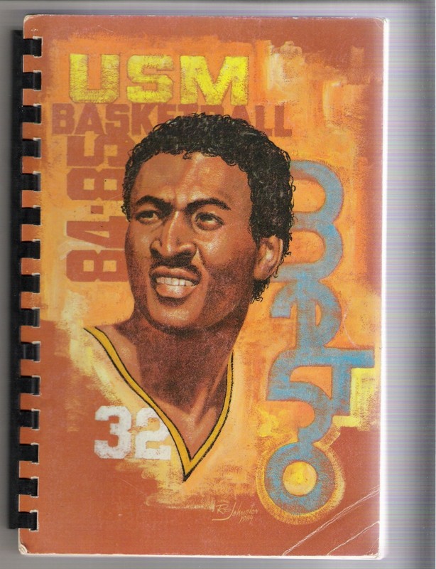 1984-85 UNIV OF SOUTHERN MISSISSIPPI MEN'S BASKETBALL MEDIA GUIDE JAMES WILLIAMS