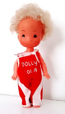 DOLLY COLA 70s Furga italy loose pocket doll - doll used great