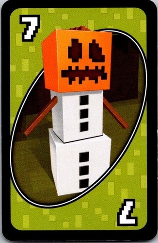 2017 Minecraft UNO cards You Pick used Free Shipping MATTEL TOYS - Picture 26 of 30