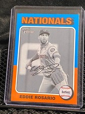 Eddie Rosario 2024 Topps Heritage  B&W Variation  #518  Nationals