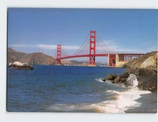 Postcard Golden Gate Bridge San Francisco California USA