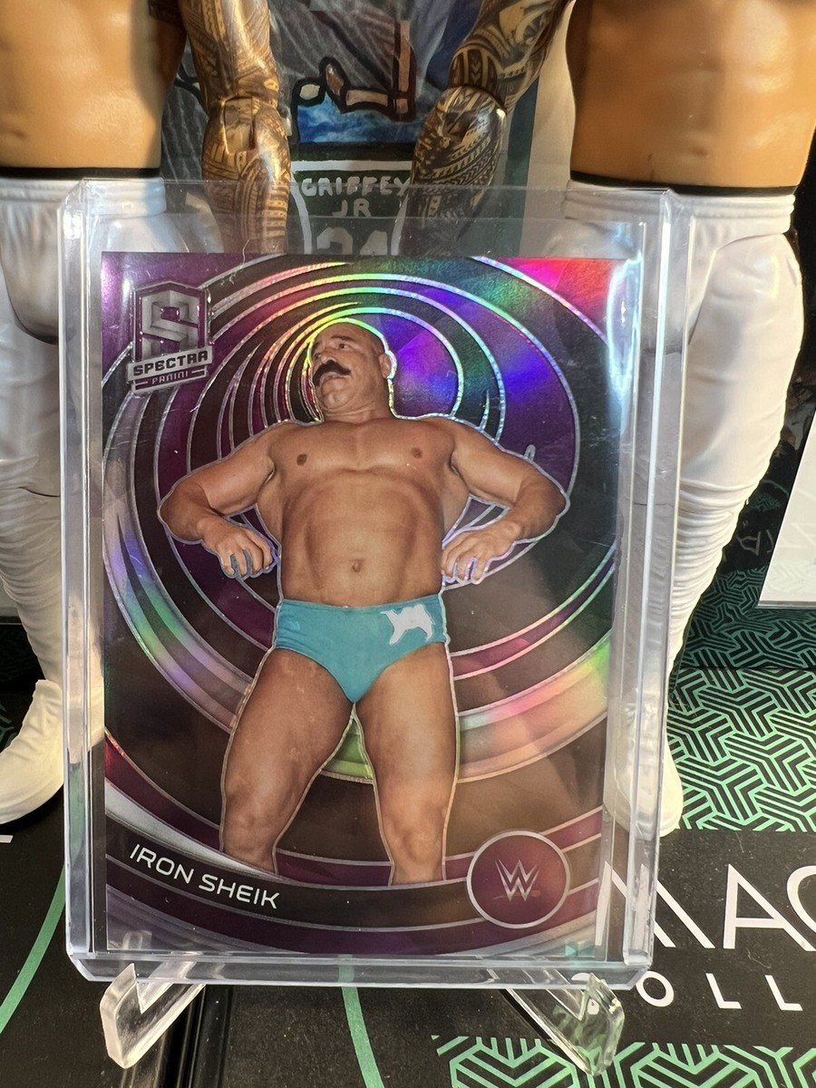 2023 Panini Chronicles WWE - Spectra Purple Prizm #396 Iron Sheik