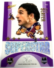 2009 SELECT NRL CHAMPIONS CARD STARS ACETATE GEM CARD MG7 BILLY SLATER-STORM