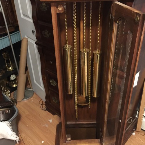 Grandfather Clock Emperor model 120 with West German Model 100M Movement - Picture 11 of 12