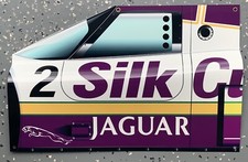 Wow Jaguar Xjr-9 Lemans Style Sign 3d Side View Silk 2