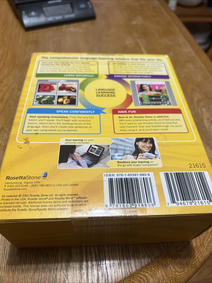 Rosetta Stone Italian Level 1 Version 3 WIN & MAC 6 CD's New Headset, Manual DR5 - Image 3 of 4