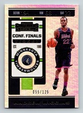 2019-20 Panini Contenders Conference Finals Ticket /125 Andrew Wiggins #6