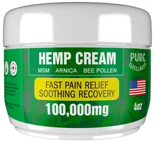 6-Pack -- Hemp Pain Relief Cream | Fast Pain Relief for Joints, Muscles, Nerves