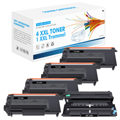 Toner/Trommel kompatibel Brother TN-3480 DR-3400 HL-L5100DN HL-L5000D HL-L5200DW