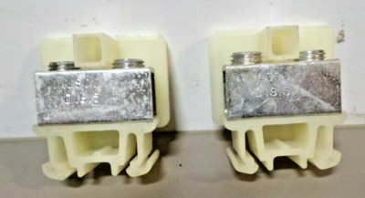 Lot of 2 -  DIN Rail Terminal Blocks 1492 STYLE CE  ILSC0 D-1815