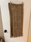 Gap Women's Tan and Black Leopard Print Pull On Midi Skirt Size S tall — photo 4