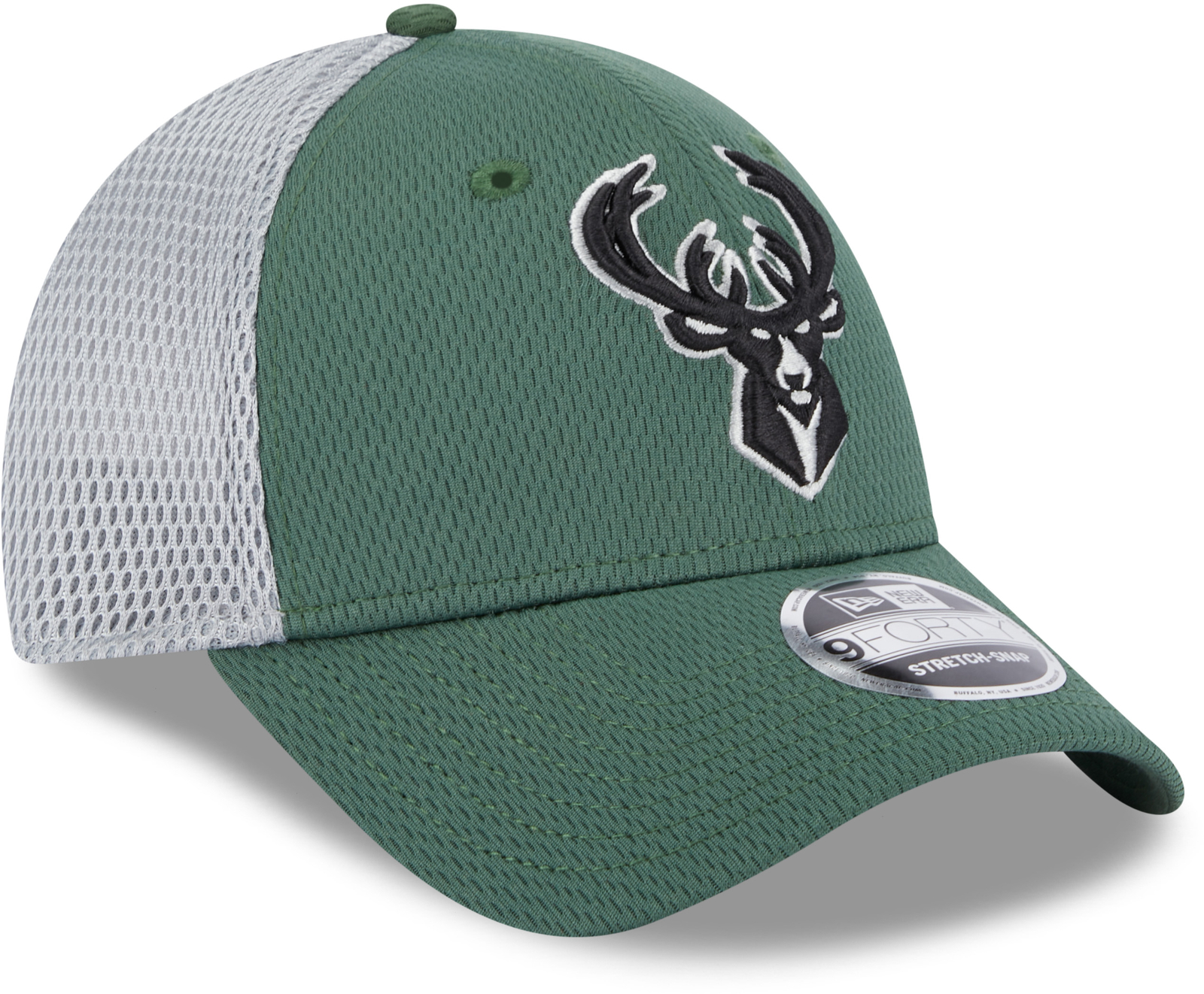Регулируемая бейсболка для дальнобойщиков Milwaukee Bucks Outline 940 Один размер 6190₽