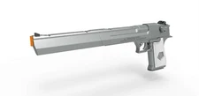 Peacemaker Long Desert Eagle Pistol/Blaster from Suicide Squad 2021 3D Prop Kit