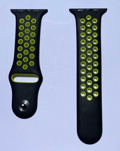 nike sport band black volt