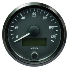 VDO SINGLEVIU 80MM 3-1/8" SPEEDOMETER - 140 MPH