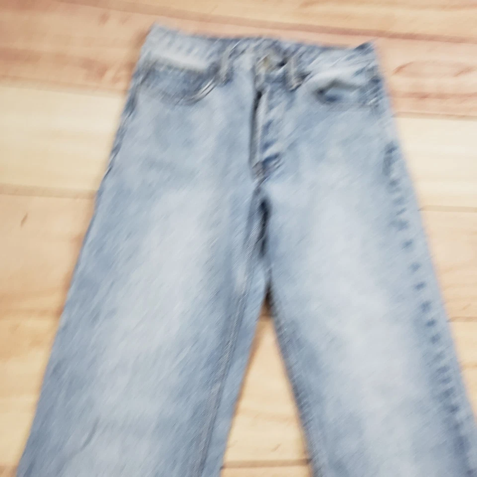 Brandy Melville Jeans Womens Small Blue Straight Mid Rise Denim J Galt 28x26 - Image 3 of 4