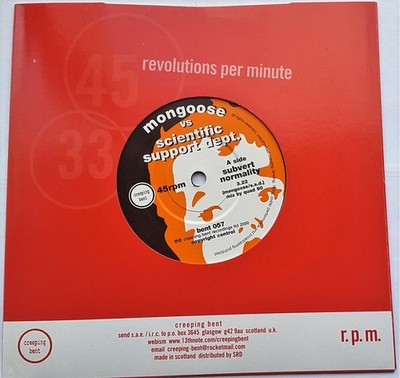 Mongoose - Singles Club 12  Subvert Normality / Goosgreen - Used Vin - C8100z