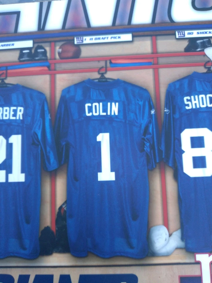 Placa de madera de los Giants MVP Pics NFL 27644 Foto 4 de 4