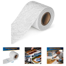 Fiberglass Chopped Strand Mat Roll 1.5 Oz 4 In X 5 Yards For Boat Auto Repair