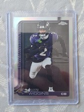 Nate Wiggins 2025 Topps Chrome NFL LIGHT BOARD LOGOS SSP Case hit Ravens