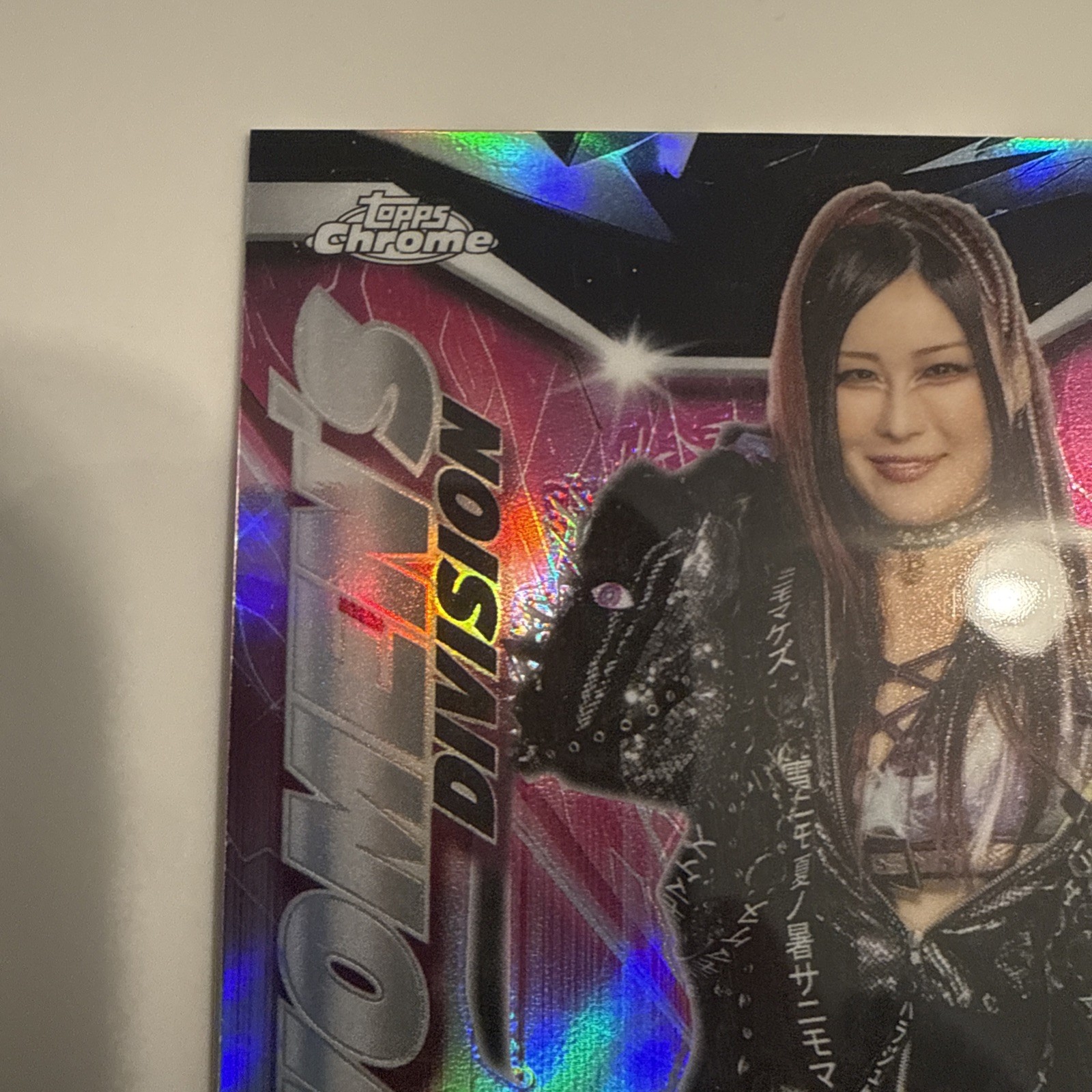 2026 Topps Chrome WWE - Iyo Sky - Black 10/10 - Women’s Division  view 5