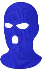 3 Hole Full Face Mask Winter Ski Cap Balaclava Beanie Tactical Warm Hat US