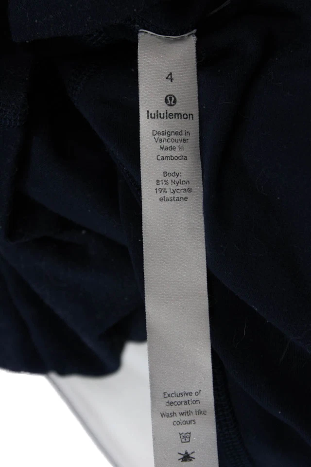 Leggings al tobillo para mujer Lululemon azul oscuro talla 4 Foto 4 de 4