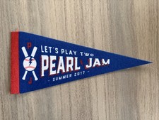 Pearl Jam Let's Play Two Mini Banderín Circa Verano 2017 Eddie Vedder