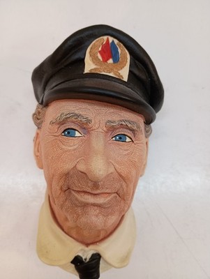 Bossons Chalkware Head Sea Capitan
