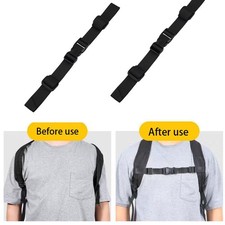 Adjustable Polyester Chest Strap with Anti Slip Front Buckle for Backpacks