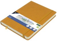 Kangaro Skizzenbuch Pu-Hardcover Din A4 Ockergelb 80 Blatt