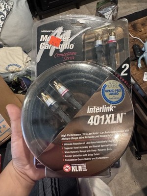 Monster Car Audio Interlink 401XLN 2 Channel Low Noise Multiple Interconnect
