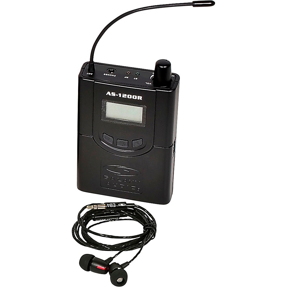 Galaxy Audio 1200 Series WPM Receiver With EB4 Ear Buds Band