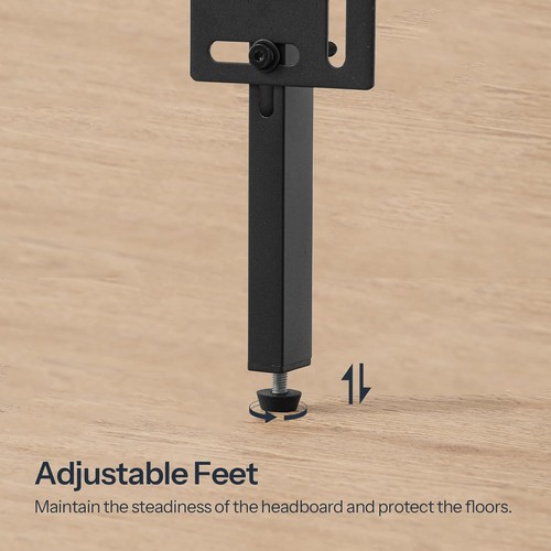Cabecero de panel de madera Cabecero Queen Minimalista Cabecero Cama Marco Adaptador - Imagen 9 de 9