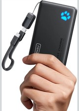 INIU 45W Fast Charging Power Bank 40% Smaller 10000mAh with Detachable Cable