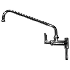 T&S Brass 15105 Add-On Faucet 12" Swing Nozzle SS Pre-Rinse Connection