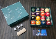 Aramith Premier Saluc Belgian Complete Billiard Pool Ball Set 2 1/4&rdquo; w/ Box VTG