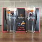 Guinness Toucan Tulip Glass Set – 2 Pack Gift Box | Classic & Christmas Edition
