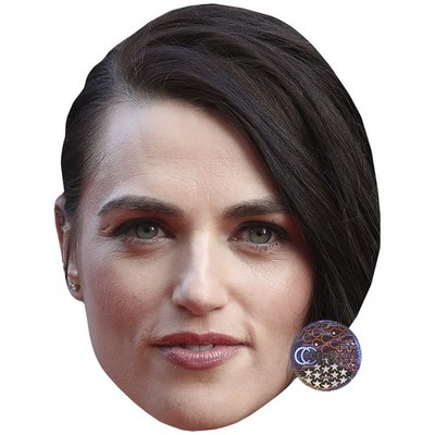 Katie McGrath (Side Parting) Big Head. Larger than life mask.
