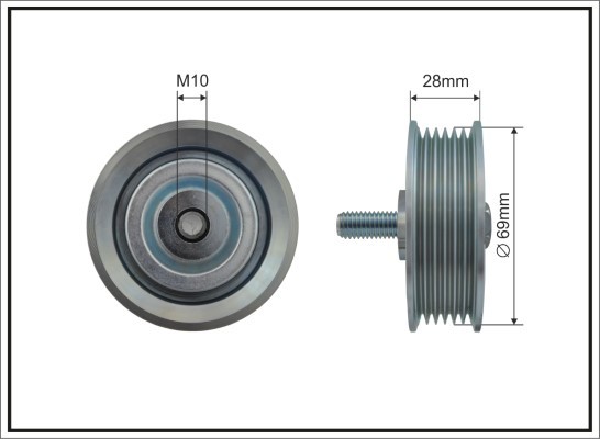 2x ✅Fits CAFFARO ROLKI NAPINACZY 500224 TENSIONER PULLEY   ⭐UK Seller⭐