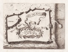 Volos Thessaly Greece Griechenland Coronelli gravure Kupferstich 1690