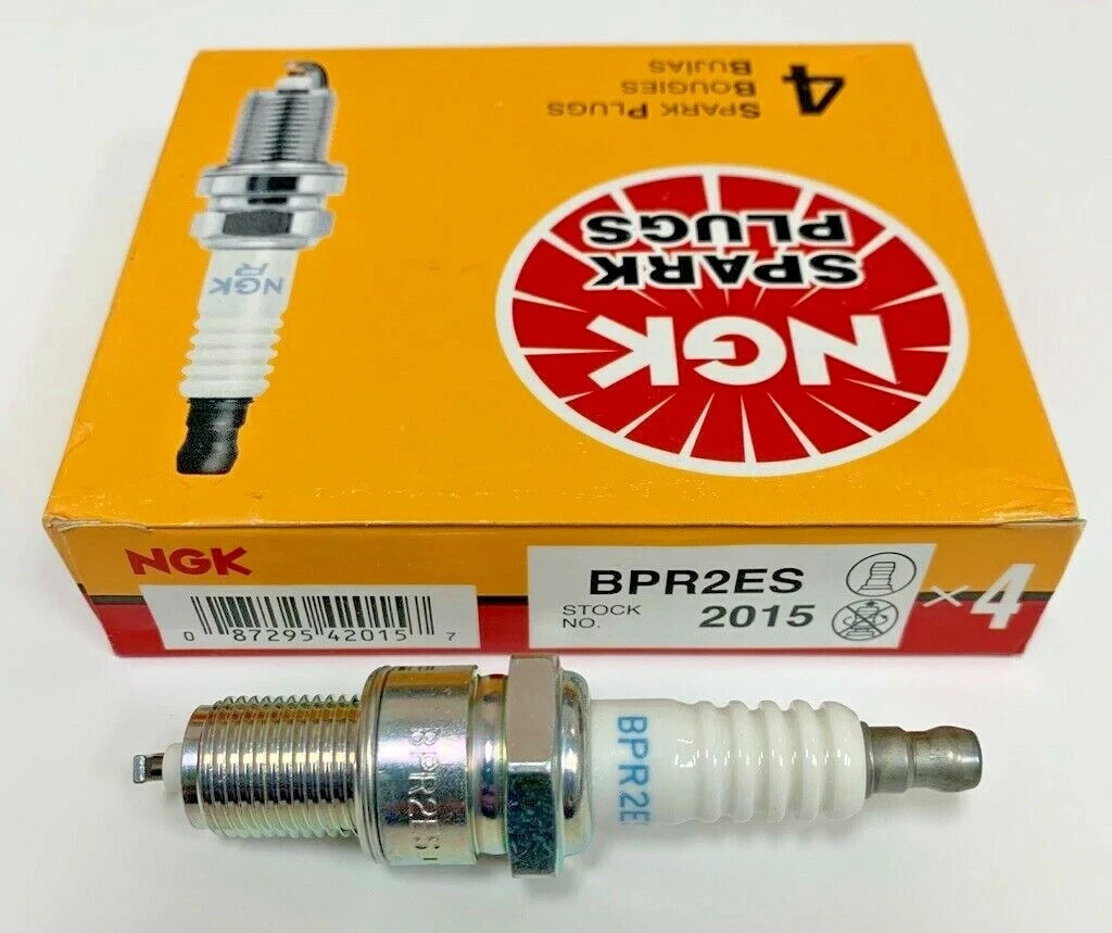 4 Plugs of NGK Standard Series Spark Plugs BPR2ES/2015