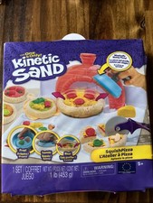 Brand new The One And Only Squish Pizza Kinetic Sand Kit 1 Ib