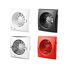 Blauberg Calm White 100mm Zone 1 Bathroom Extractor Fan Humidity Sensor Timer
