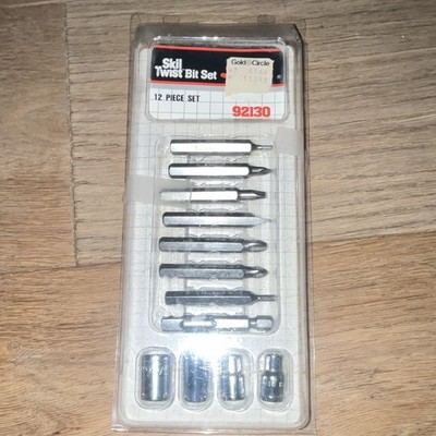 Skil 12pc Multi-Piece Twist Bit Set w/ Nut Driver T20 Steel, 92130