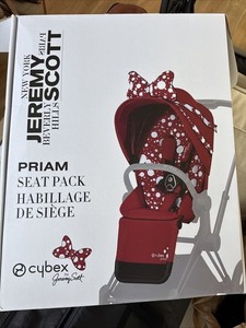 Cybex Priam Seat Pack Jeremy Scott Petticoat Red Cover Bow