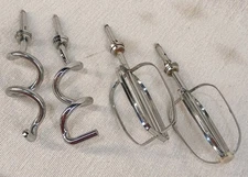 Oster Regency Kitchen Center Dough Hooks & Mixer Beaters Replacement Parts Vtg